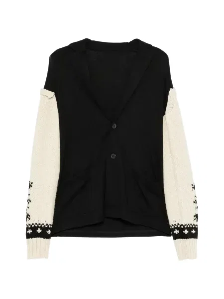 Cardigan Yohji Yamamoto de lână negru