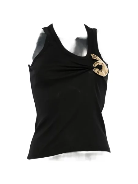 Top Coperni asimetric negru