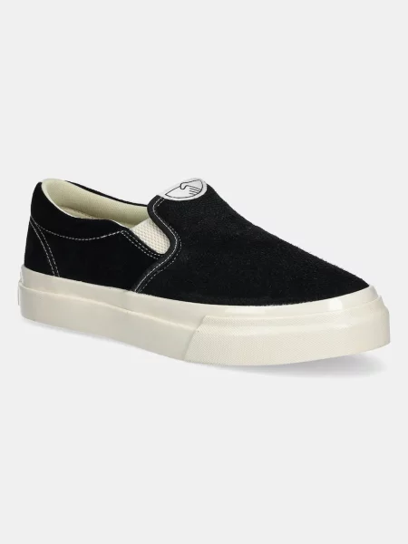 Tenisky Stepney Workers Club LISTER RAW SUEDE černá