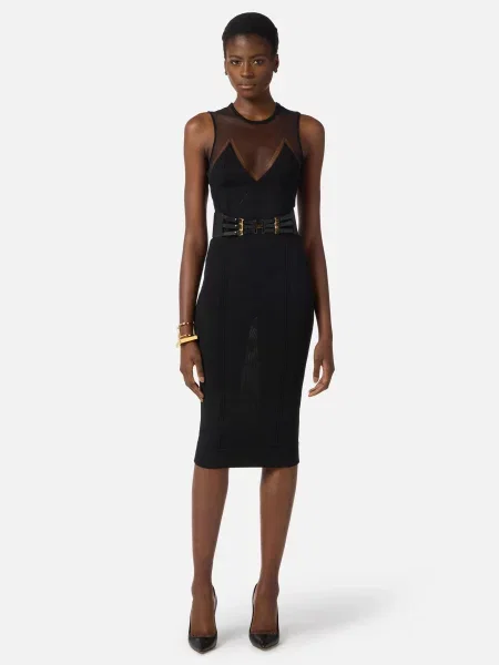 Платье Elisabetta Franchi черное