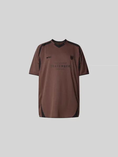 Koszulka o kroju regular fit z wyhaftowanym motywem Vetements
