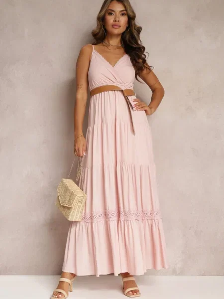Rochie cu Asoonice roz