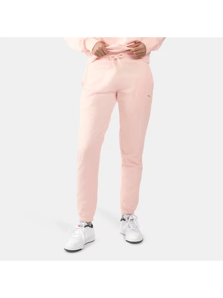 Reebok ID Small Logo Spodnie z French Terryunisex Pure Pink Size: XS różowe