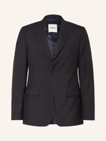 Sandro Marynarka O Kroju Slim Fit blau granatowa