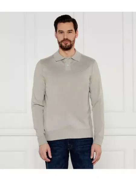 BOSS ORANGE De lână polo Avac bej