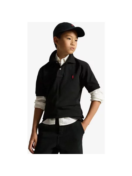 Top dziecięcy Ralph Lauren czarny
