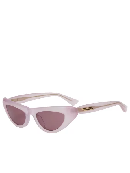 Okulary przeciwsłoneczne Bottega Veneta Eyewear czerwone