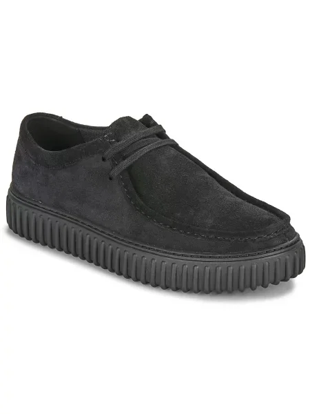 Nizki čevlji Clarks črna