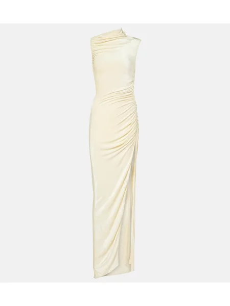 Rochie Rick Owens drapată bej