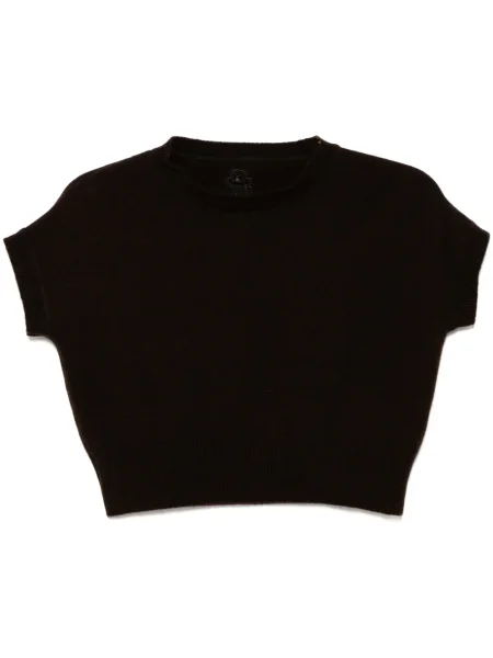 Top Teddy Cashmere din cașmir teddy maro