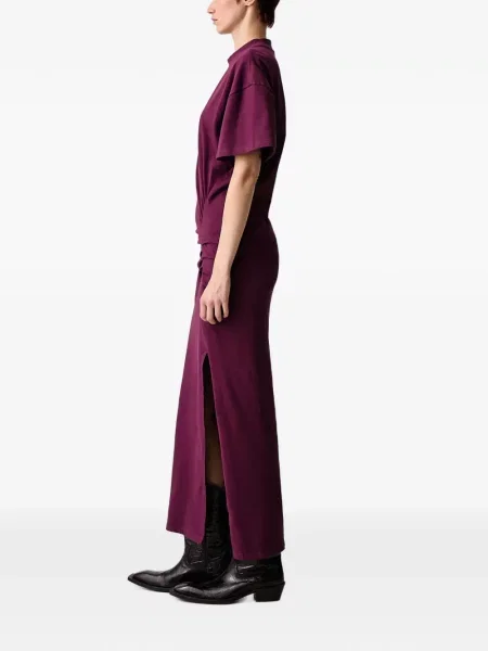 Rochie maxi Wrstbhvr cu volane violet