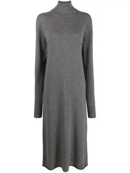 Rochie Jil Sander din cașmir de costum gri