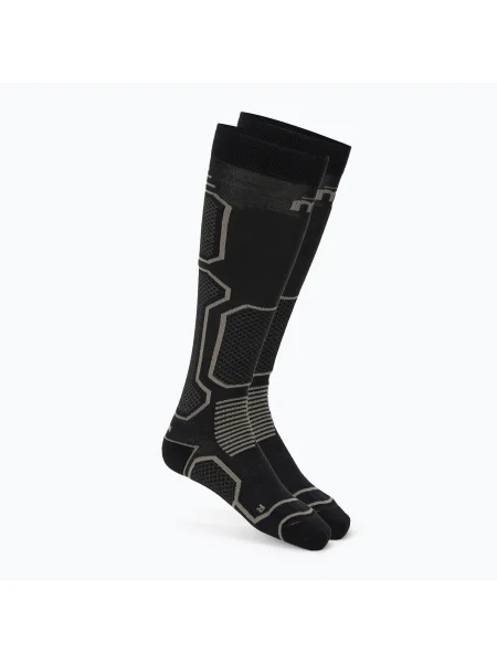 Мъжки ски чорапи Mico Medium Weight Warm Control Ski nero grigio черно