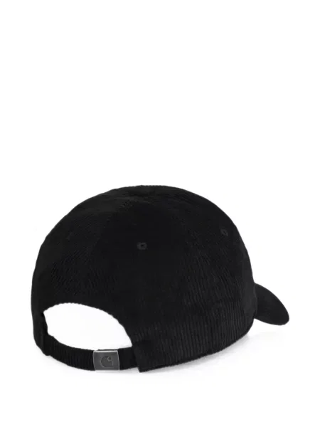 Κασκέτο Carhartt Wip με κέντημα κοτλέ μαύρο