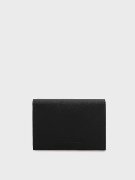 Кожаный кошелек Karl Lagerfeld черный