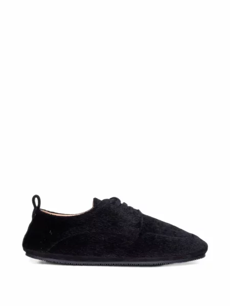 Sneakerși Mirial cu șireturi din dantelă negru