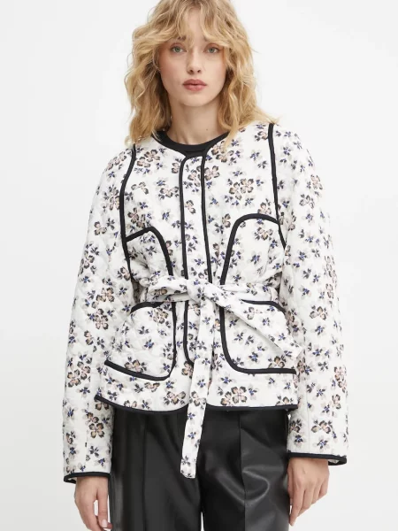 MUNTHE geaca cu doua fete SAIKO femei de tranzitie bej