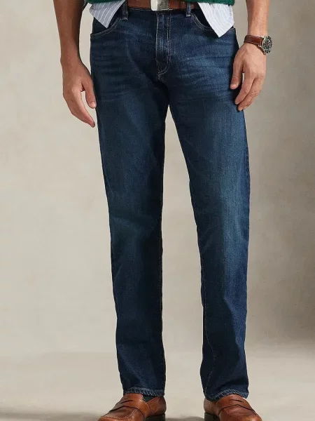 Kavbojke Polo Ralph Lauren LOW STR DENIM modra