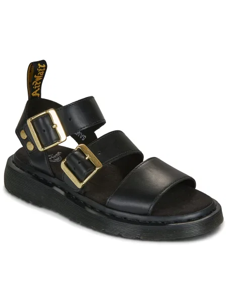 Sandály Dr. Martens na ramínka černé
