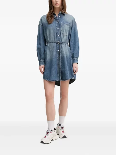 Rochie din denim Joop! de costum albastru