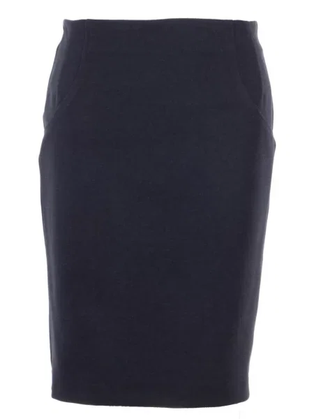 Спідниця міді LadyLike бавовна/поліестер синій