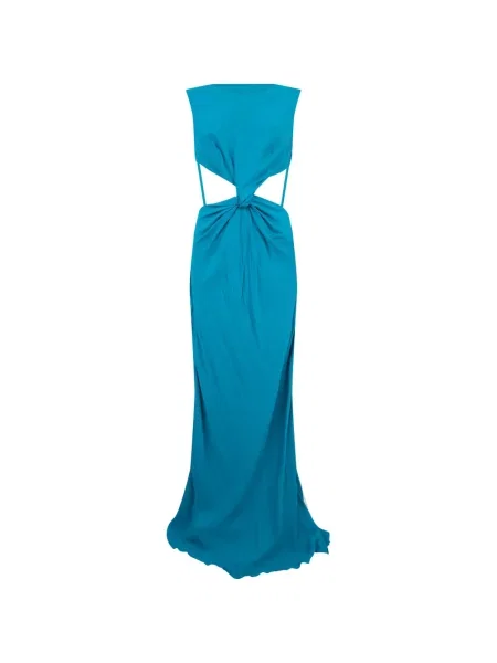 Rochie maxi Alberta Ferretti albastru