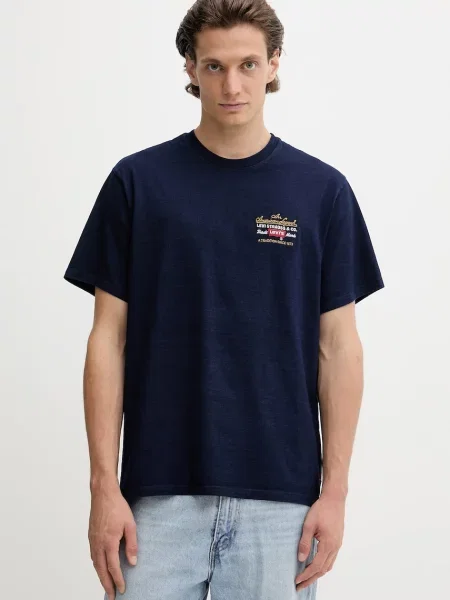 Тениска Levi's с апликация тъмносиньо