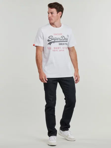Retro majica Superdry bijela