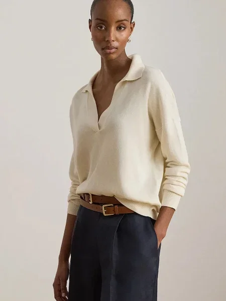 Lauren Ralph Lauren pulover pentru femei cu bej