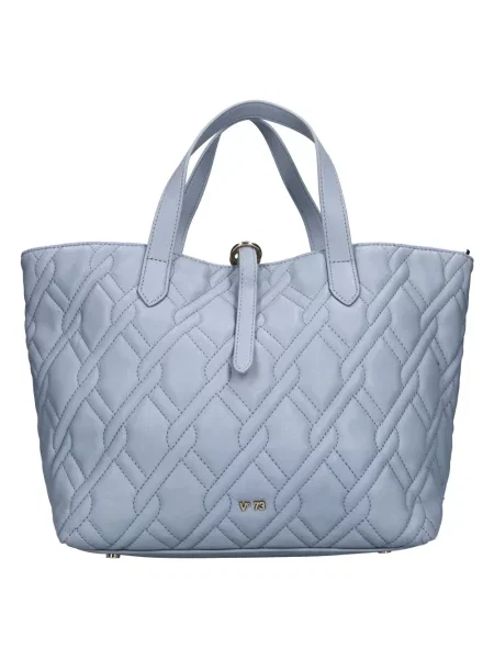 Torebka skórzana V73 skórzana niebieska