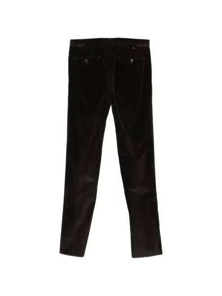 Pantaloni Pt Torino de catifea cord negru