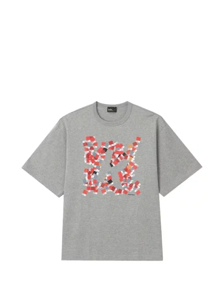 Tricou Kolor cu imagine gri