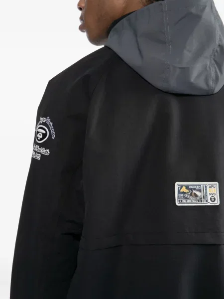 Geacă Aape By A Bathing Ape cu petice negru