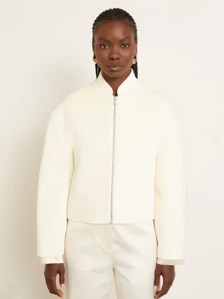 Jil Sander Kurtka weiss