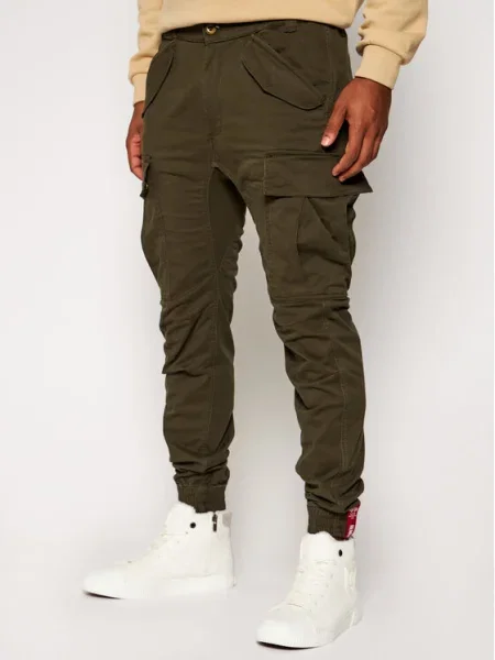 Pantaloni de jogging Alpha Industries verde