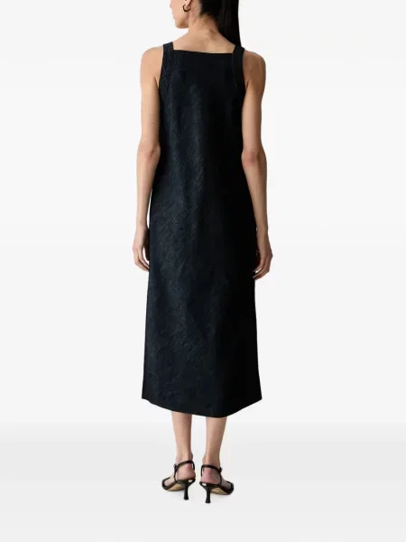 Rochie din denim Benetton albastru