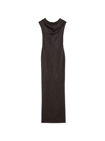 Rochie maxi Max Mara drapată maro