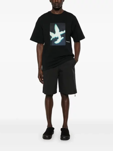 Tricou Peacemaker Oamc cu model floral negru