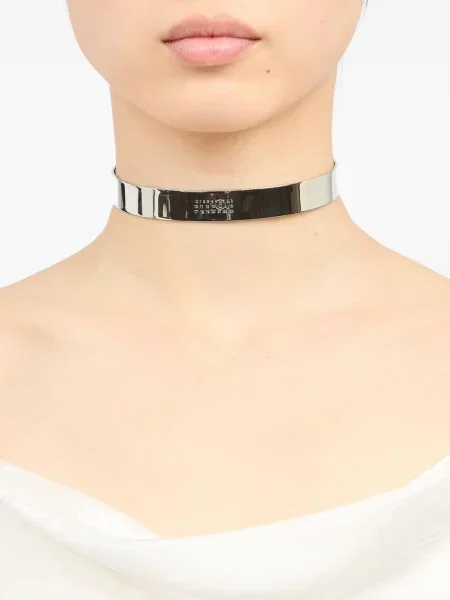Colier Mm6 Maison Margiela argintiu