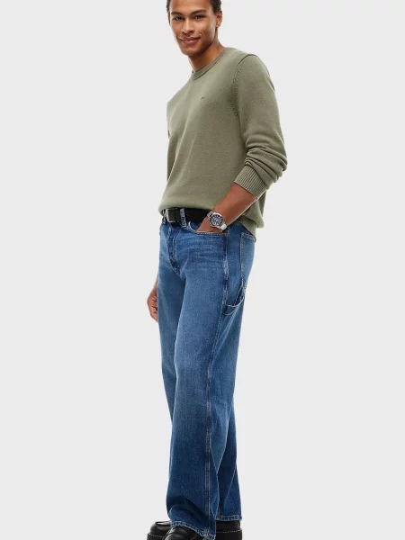 Светр Tommy Jeans оливковий