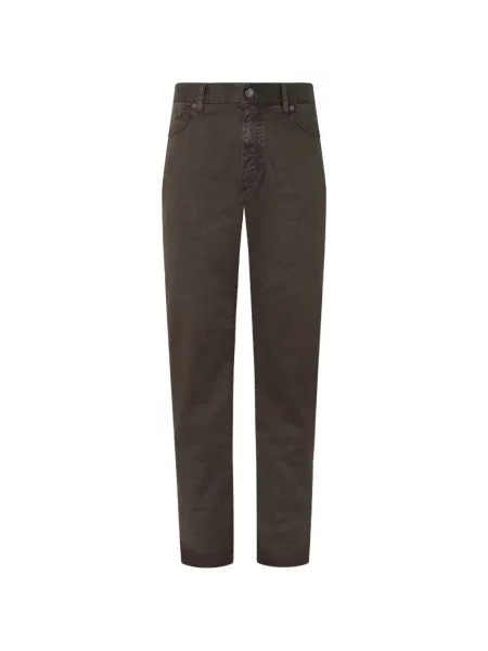 Pantaloni Zegna stretch maro