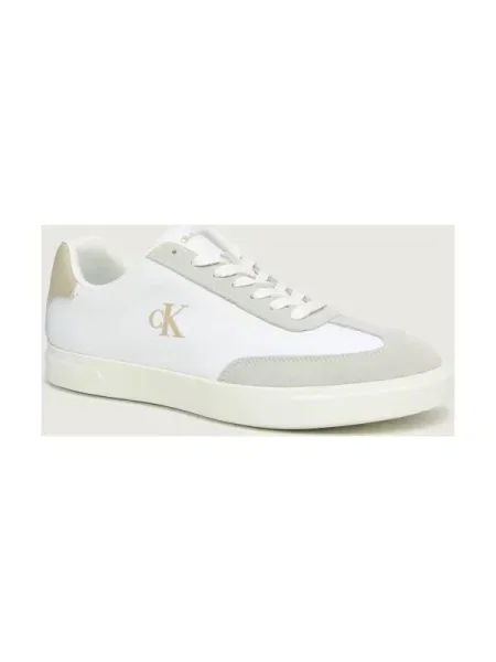 Bőr sneaker Calvin Klein bézs