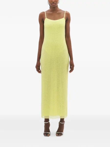 Rochie maxi Area galben