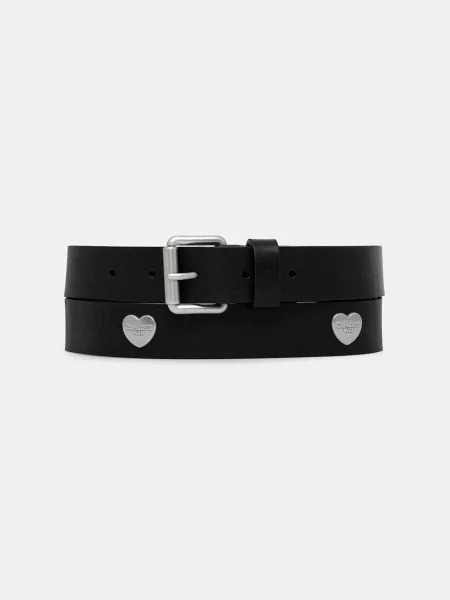 Carhartt WIP skórzany Tylor Belt czarny
