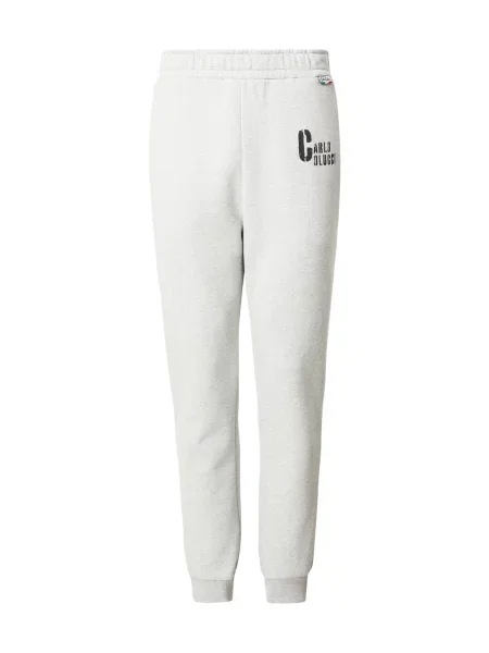 Carlo Colucci Pantaloni Fabiano gri amestecat negru