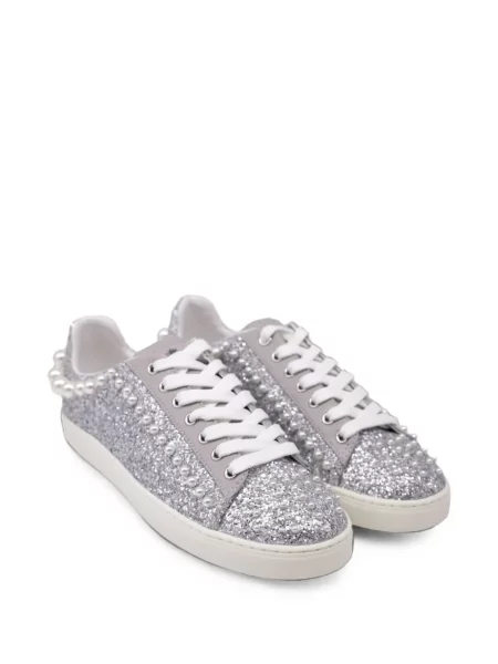 Sneakerși Stuart Weitzman cu perle