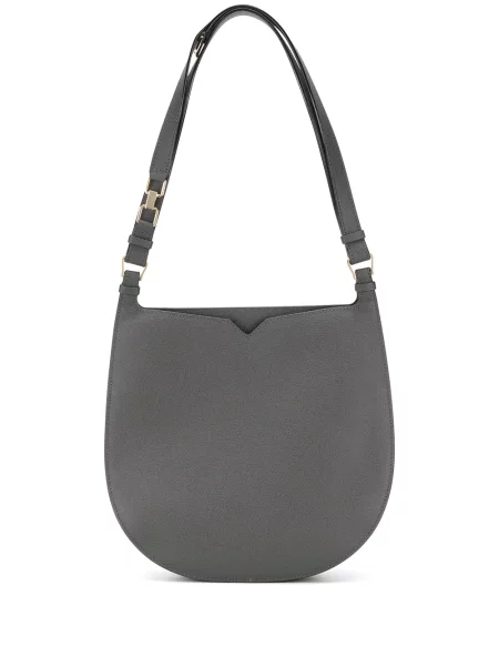 Geanta hobo Valextra gri