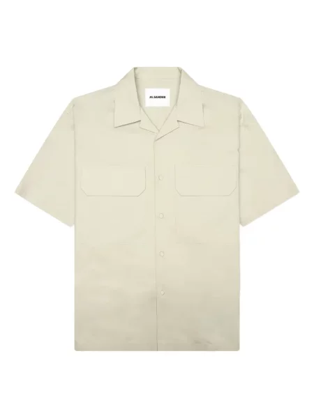 Cămașă Jil Sander scurtă verde