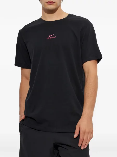 Фитнес яке тип риза Nike с автограф черно
