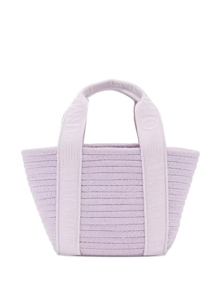 Shopperka dziecięca Emporio Armani fioletowa
